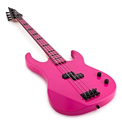 Dean Custom Zone Bass Guitar Fluorescent Pink At Gear4music