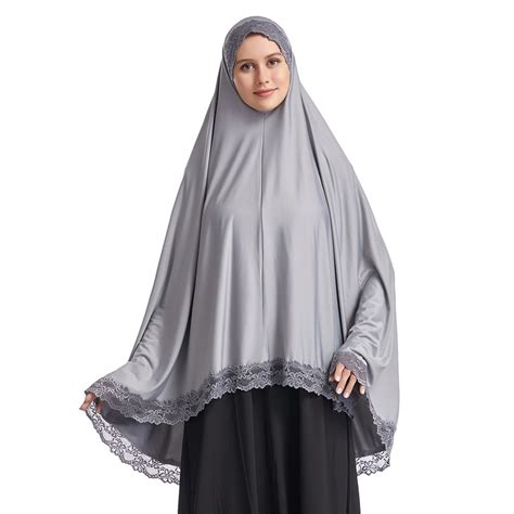 Ramadan Women Muslim Khimar Abaya Long Hijab Jilbab Burqa Head Scarf
