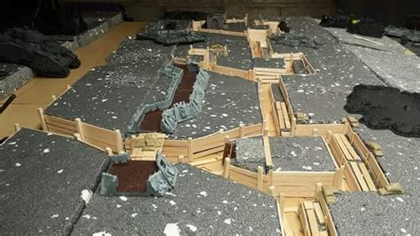 Trench Warfair Warhammer Terrain Wargaming Terrain 40k