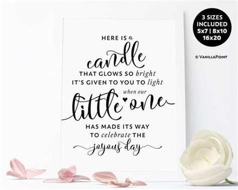 ***this is an instant download you will not receive a physical product***. Printable Baby Shower Favor Sign Candles Baby Shower Sign ...