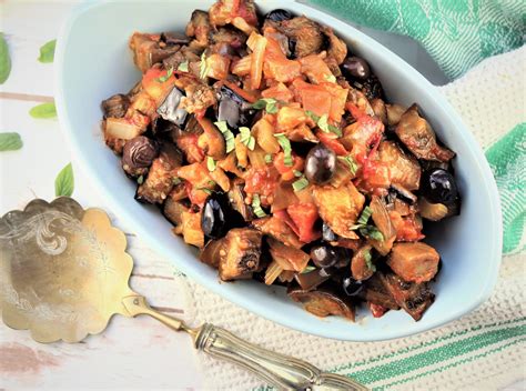Caponata is a flavorful eggplant dish from sicily that's best made the day before you plan to serve it. Eggplant Caponata | Recipe | Eggplant caponata, Caponata ...