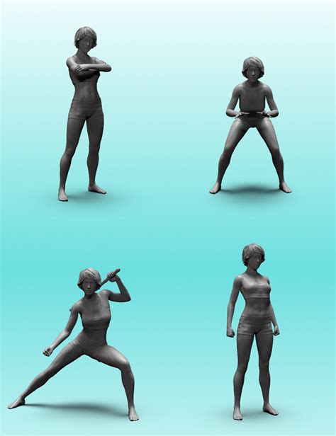 Stand Strong Poses For Genesis 8 Female Daz 3d
