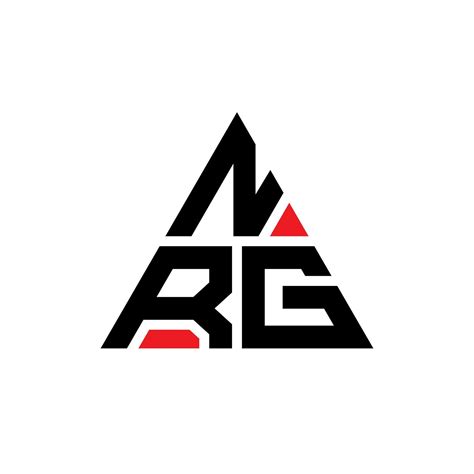 Nrg Triangle Letter Logo Design With Triangle Shape Nrg Triangle Logo
