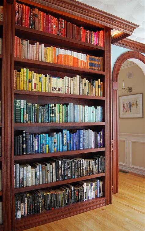 Bookshelf Rehab 33 Amazing Ways To Add Color Coordinated Books Home Libraries Beautiful