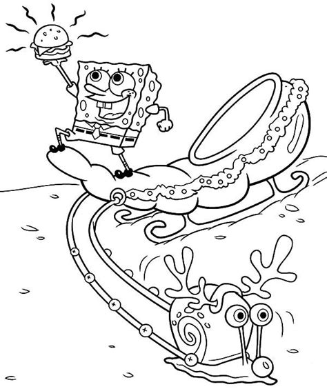 I started watching ressha sentai toqger a few days ago. Christmas Spongebob And Gary The Snail Coloring Pages ...