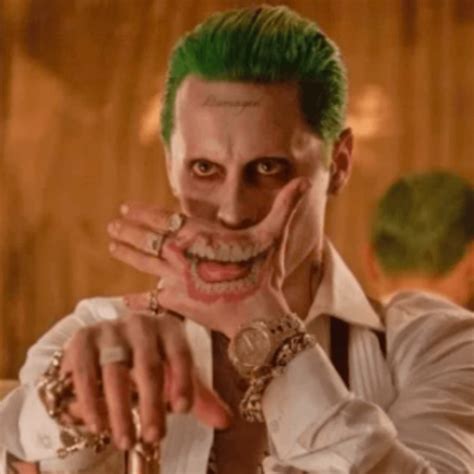 When jared leto's joker finally gives us the we live in a society that we've all been yearning for zack directing jared leto on set of #zacksnydersjusticeleague: It Looks As Though Jared Leto Will Never Play The Joker Again