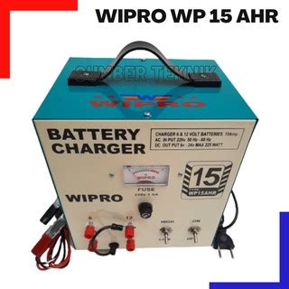 Jual BATTERY CHARGER WIPRO WP 15 AHR CHARGER AKI WIPRO 15A Shopee
