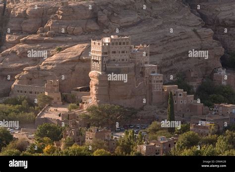 18th Century Rock Palace That Served As An Imams Summer Palace Wadi