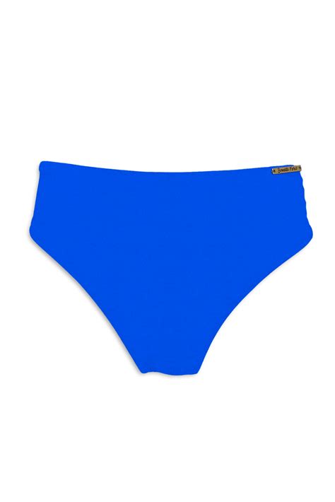 Calcinha De BiquÍni Hot Pants Fio Duplo Azul Bic Bendito Farol Moda