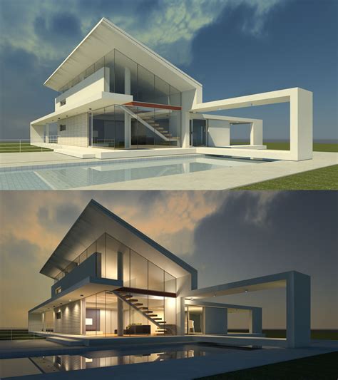 Simple 3d Max House Design Update