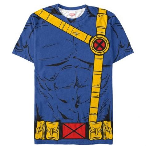 Mens Marvel X Men Cyclops Costume All Over T Shirt Marvel Shirt