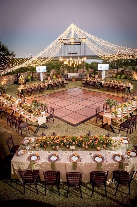 Sunflower wedding reception | Seating plan wedding, Outdoor wedding