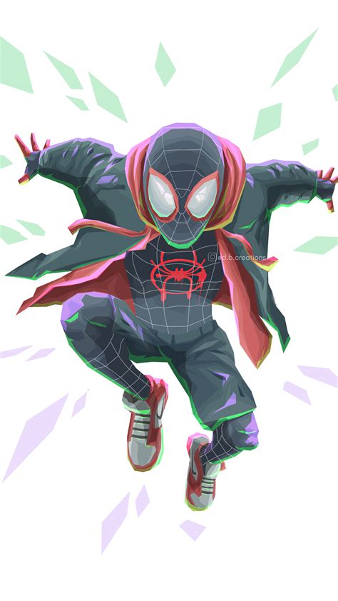 1080x1920 Spiderverse Miles Morales Art 4k Iphone 76s6 Plus Pixel Xl