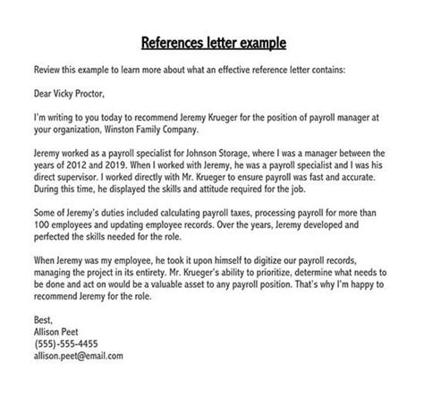 Best Examples Of Recommendation Letter For An Employee The First