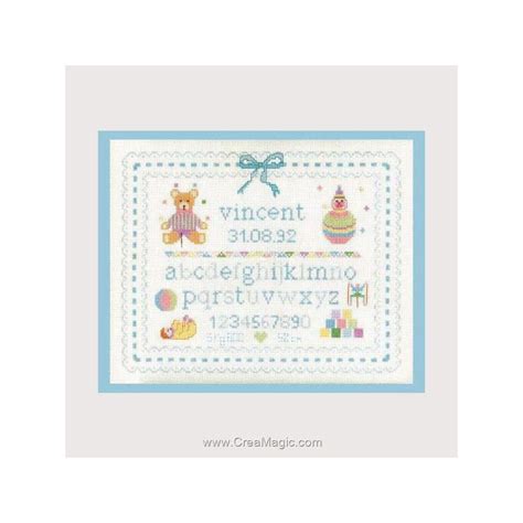 Point de croix toile imprimée abecedaire : Point De Croix Toile Imprimée Abecedaire / Kits Point De Croix Abecedaires Sur Univers Broderie ...