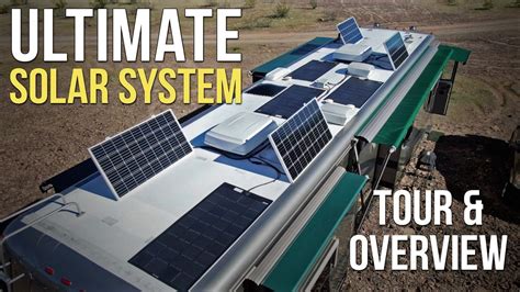 ☀️🔌⚡️ The Ultimate Rv Solar System 8 Panels 1300 Watts Off Grid
