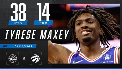 Tyrese Maxey Makes 76ers Playoff History With 38 Pts In Game 1 Win Vs Raptors The Global Herald