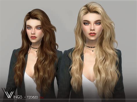 Sims 4 Hairs The Sims Resource Wings Oe1221 Hair Vrogue
