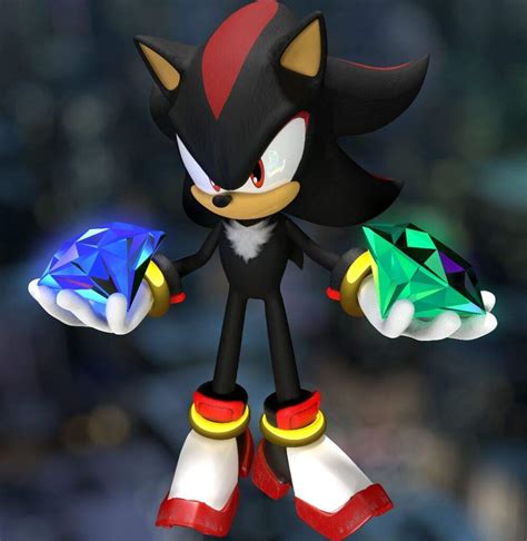Render Shadows Chaos Emeralds Sonic The Hedgehog Amino