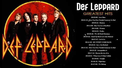 The Best Songs Of Def Leppard Def Leppard Greatest Hits Full Album