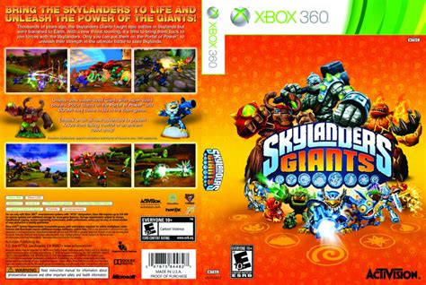 Skylanders Giants 2012 Pal And Ntsc Xbox 360 Front Dvd Cover