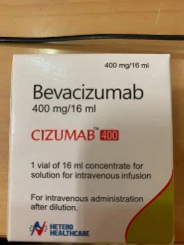 Cizuamb Hetero Healthcare Cizumab Bevacizumab 400mg Injection Storage