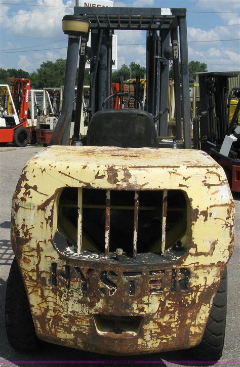 hyster  xl forklift item  sold august