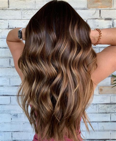 dark brown hair balayage brunette hair with highlights fall hair color for brunettes brunette