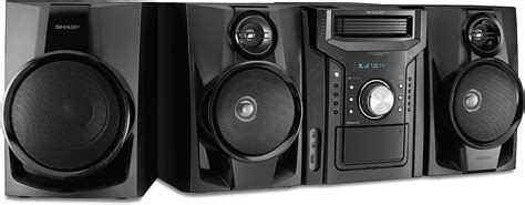 Sharp Cd Bhs1050 350w 5 Disc Mini Shelf Speakersubwoofer