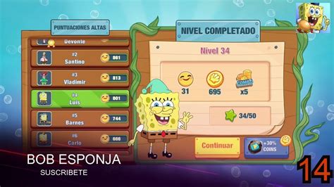 Este juego de cocina de bob esponja es un juego gratuito que incluye compras opcionales en. Bob Esponja Concurso de Cocina en Español GamePlay Parte ...