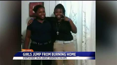 Stepdad Catches Teen Daughters Who Jump Out Of Second Story Window Of