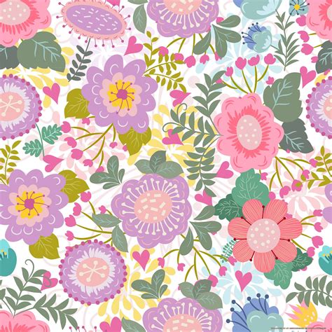 Floral Seamless Pattern Hd Wallpapers