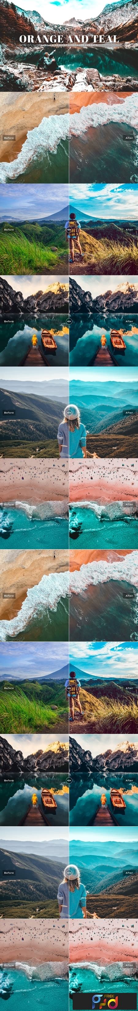 Open the link below to download teal and orange lightroom presets and begin enhancing photos from vacation within seconds. Orange And Teal Lightroom Presets 3690231 - FreePSDvn