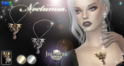 Noctumia Necklace At Jomsims Creations Sims 4 Updates