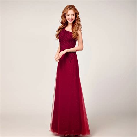 Sweet One Shoulder Dinner Dress My Gown Dress