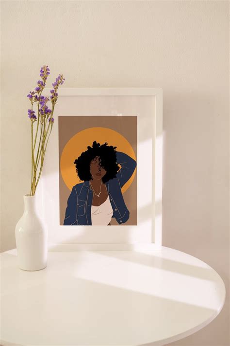 African American Woman Art Black Woman Art African Woman Etsy