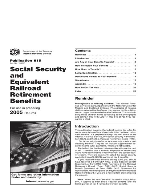 Social Security Benefits Worksheet Line 6a And 6b