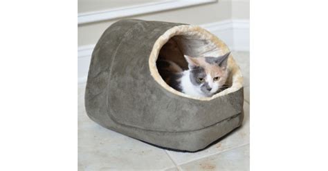 Indoor Suede Kitty Cat Bed Hut