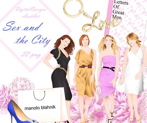 Sex And The City Clipart Illustrations ~ Creative Market