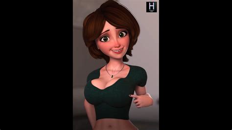 Aunt Cass Big Hero 6 3d Animation Shorts 3danimation Tiktok Youtube