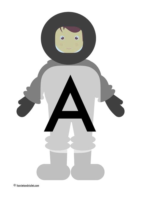 Astronaut Alphabet A Z Free Teaching Resources Print Play Learn