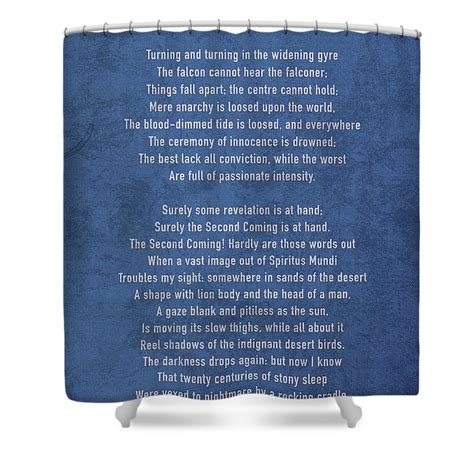 The Second Coming By William Butler Yeats Classic Poem On Worn Blue