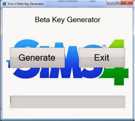 The Sims 4 Beta Key Generator ~ Software And Games