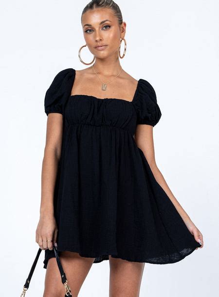 Puff Sleeve Mini Dresses Princess Polly Au