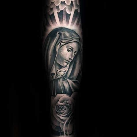 Virgin Mary Tattoos Sleeves