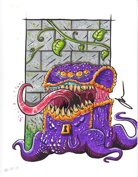 Dnd Mimic Color By Melies On Deviantart