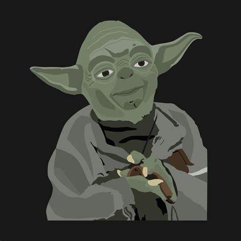 Yoda Head Vector