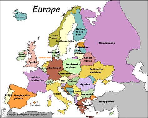 Europe According To The Dutch Vivid Maps
