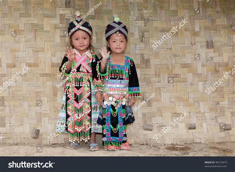Girls From Asia Hmong Stock Photo 48123673 : Shutterstock