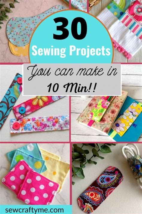 30 Easy To Sew Projects Make In 10 Minutes Artofit